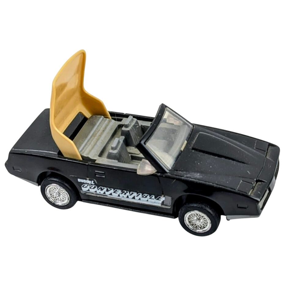 Vintage 1983 Buddy L Pontiac Firebird Convertible Working Top Hong Kong 6.5"